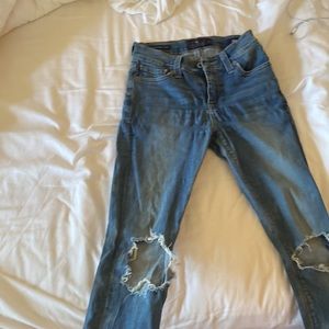 Lucky brand jeans ripped 25